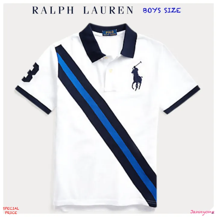 big pony banner cotton polo