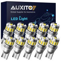 AUXITO W5W หลอดไฟ Led T10 194หลอด Led Canbus ไฟสัญญาณสำหรับรถยนต์ไฟเก๋งตำแหน่งป้ายทะเบียนรถไฟจอดรถ6500K 12V 10ชิ้น