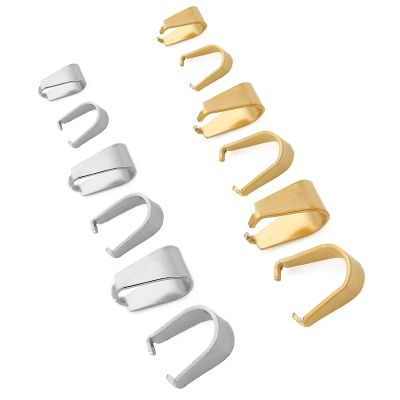 【CW】 50/100pcs Pendants Clasps Bails for Necklace Connectors Jewelry Materials Making Accessories Supplies