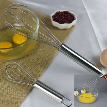 K5AWW Wire Whip Steel Wire Whisk Stainless Steel Egg Beater Mixer