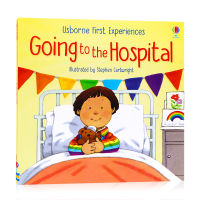 Usborne produces the original English picture book going to the hospital childrens English Enlightenment preschool childrens life experience parent-child reading together to alleviate childrens fear of going to the hospital for treatment