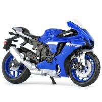 Maisto รถ1:18 2021ยามาฮ่า,ยานพาหนะแบบคงที่แบบ YZF-R1ของเล่นแบบจำลองรถมอเตอร์ไซค์สำหรับงานอดิเรกของสะสม