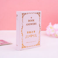 Book of Answers Life Notebook Diary Book Magical Life Answers Hardcover Chinese and English Edition Divination Prophecy Book