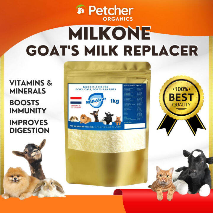 Milk One Goat's Milk 1kg for Dogs and Cats Immunity Boosters and Healthy Pet Milk Replacer