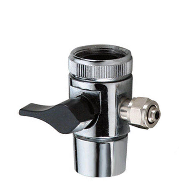 Water Dispenser Valve For Sink Faucet 1/4\' One Way Black Handle Lazada