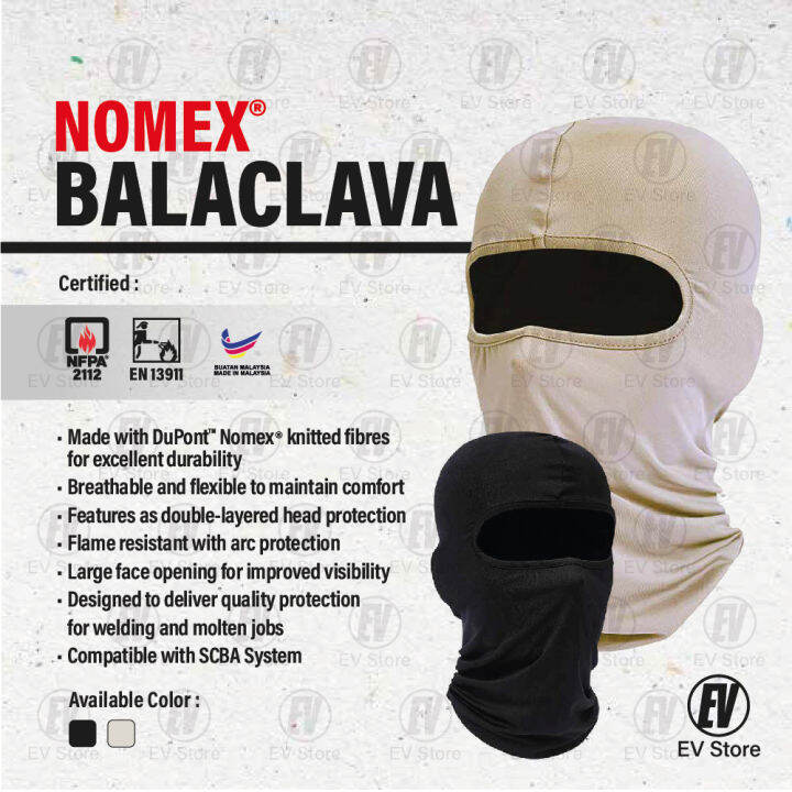 Sherwood Nomex Balaclava Fire Resistant Face Cover - Safety Sports F1 ...