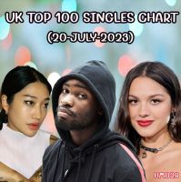 เพลง Mp3 USB แฟลชไดรฟ์ (flash drive) , ลิ้งค์ โหลดเพลง  UK Top 100 Singles Chart 20-July-2023