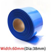 Dia 38mm PVC Heat Shrink Tube Width 60mm Lithium Battery 18650 Pack Insulated Film Wrap Protection Case Pack Wire Cable Sleeve Electrical Circuitry Pa