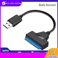 USB 2.0ไปยังสายแปลงอะแดปเตอร์ SATA 22pin สำหรับฮาร์ดไดรฟ์ฮาร์ดดิสก์ SSD 2.5in