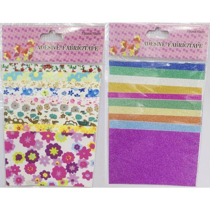 DIY Adhesive Fabric Tape And Glitter Tape Lazada PH