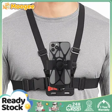 Mobile Phone Chest Strap Mount,Harness Strap Holder Universal