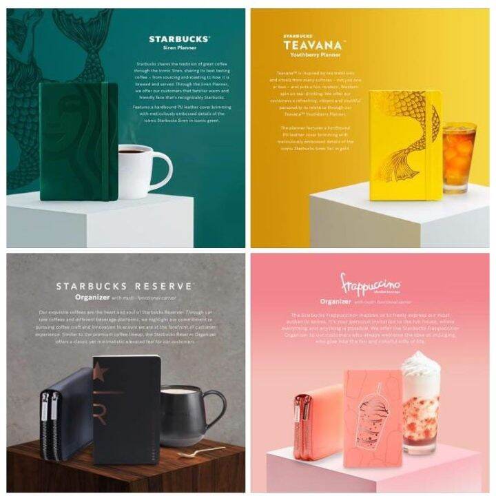 【COD】 ON HAND Starbucks Organizer 2021 Planner Lazada PH