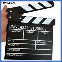 OWMXZL 2020cm แฟชั่น ทำด้วยไม้ อุปกรณ์เสริมรูปภาพ โล่ ผู้กำกับวิดีโอ Clapboard กระดานชนวน Clapper ภาพยนตร์ภาพยนตร์โทรทัศน์ อุปกรณ์ประกอบฉากการยิง