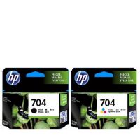 ตลับหมึกHP แท้ 704 BK ,Color  Ink Cartridge รับประกันจาก ศูนย์   HP ทั่วประเทศ