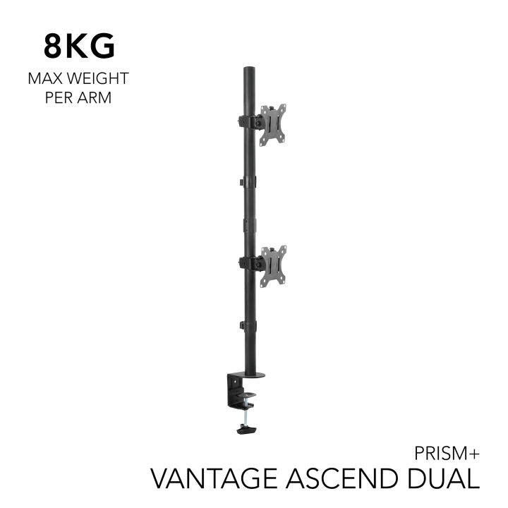 ascend dual monitor arm