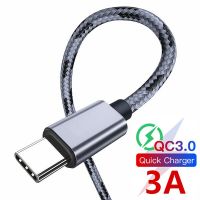 สายเคเบิล USB C ที่ชาร์จเร็ว3.0สายชาร์จเร็วสายไฟ Type-C USB-C สำหรับ S9 Samsung Xiaomi Redmi K20 Pro สายโทรศัพท์ Huawei