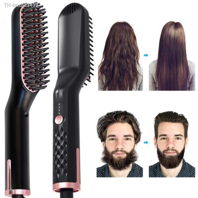 ✕❦✟ Peigne Chauffant Electric Comb for Hair PTC Heating Straightening Multifunction Hot