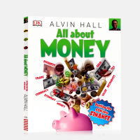 English original picture book DK all about money childrens fun learning reading popular science books Illustrated Encyclopedia of money history cultivate childrens understanding of money and concept of financial management