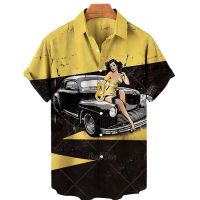 【HOT】✵ 2022 Shirt Mens Shirts Hawaiian Men 3d Print Loose Breathable Unsiex Short Sleeve