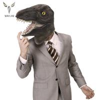 WAYLIKE Halloween Dinosaur Latex Jurassic World Cosplay s Animal Costume Evening Party Make Up Play