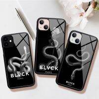 【CW】 Luxury Design Blvck Snake for IPhone 14 13 12 XS 8 7 6 X 2020 XR 12Mini Covers