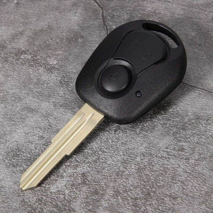 2-buttons-remote-key-shell-for-actyon-uncut-blade-key-fob-cover-case-replacement