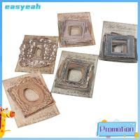 EASYEAH 150PCS หลากสี สติกเกอร์ติดผนัง กระดาษคราฟท์ สติ๊กเกอร์ลายลูกไม้ สติกเกอร์ตกแต่งลาย สติกเกอร์ติดเฟรม ดีไอวาย