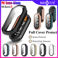 เคส สำหรับ Xiaomi mi Band 8 NFC เคส เคสป้องกันรอบด้าน 360° เคสแบบเต็มจอ เคส miband 8 เคส เคสป้องกัน ฟิล์ม ฟิล์มป้องกัน ฟิล์มกระจกนิรภัย HD ฟิล์ม mi band 8