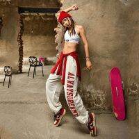 ❒ European and American hip-hop ins sweatpants street dance hiphop loose dancing pants womens summer thin section jazz dance trousers