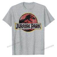 Jurassic Park Cracked Classic Vintage Logo Graphic Tshirt Cotton Adult Tshirts Design T Comics