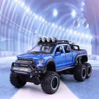 รถออฟโรด F150 1:28 Ford Raptor รถจำลองรถ Diecast โมเดลรถอัลลอยโลหะของเล่นเด็ก A184ของขวัญ