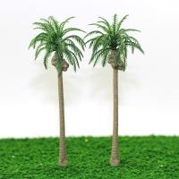 Hot Selling 20Pcs Model Coconut Trees Palm Model Layout Train  N HO Scale 1:60-1:200NEW YS04