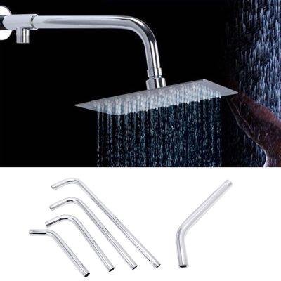 Wall Mounted Tube Rainfall Shower Head Arm Bracket pipe for connecting top spray Thread G1/2 male Stainless Steel Showerheads