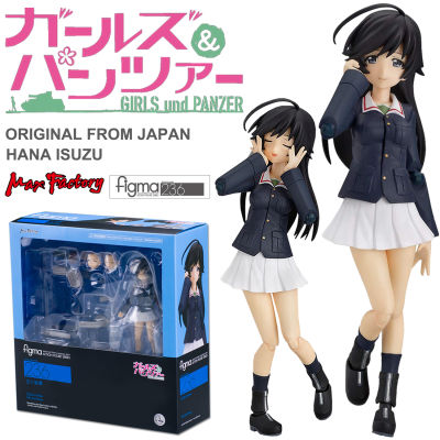 Figma ฟิกม่า งานแท้ 100% Figure Action Max Factory จากการ์ตูนเรื่อง Girls und Panzer สาวปิ๊งซิ่งแทงค์ สาวน้อยน่ารัก กับรถถังทหารศึก Hana Isuzu ฮานะ อีซูซุ ชุดนักเรียน Ver Original from Japan แอ็คชั่น ฟิกเกอร์ อนิเมะ การ์ตูน ของขวัญ สามารถขยับได้ โมเดล