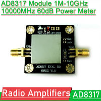 โมดูล AD8317 1M-10GHz 10000MHz 60dB Power Meter เครื่องตรวจจับลอการิทึมแบบไดนามิกสำหรับเครื่องขยายเสียงวิทยุ Ham