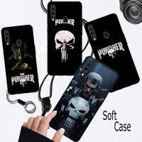 Punisher Marvel นุ่มสำหรับ Samsung Galaxy หมายเหตุ20 Ultra 10 8 9 S10 Lite S9 Plus A71 A70 A02S A6ศัพท์