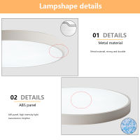 Ultra Thin LED Ceiling Lamp LED Modern Panel Light 18W 220V Bedroom Kitchen Surface Mount Flush Panel Light