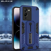 ELAXIS เคสกันกระแทกทหารสำหรับ Infinix Note 12 G96/ร้อน12 Play ฝาหลังเคสป้องกันเลนส์ Cmaera แบบชิ้นเดียวมองไม่เห็นแท่นวางโทรศัพท์สำหรับดีไซน์ใหม่