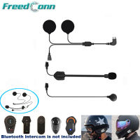 Freedconn Microphone for TCOM SC OS VB T-MAX T-REX Bluetooth Motorcycel Intercom Headset Suit FullOpen Face Helmet