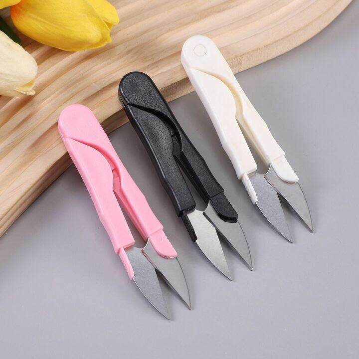TGFUEM Thread Clippers Metal U Shape Yarn Shears DIY Mini Tailor