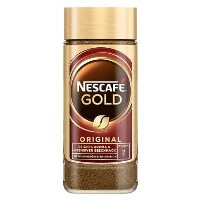เนสกาแฟโกลด์ ออริจินัล เข้มระดับ 7 Nescafe gold original Reiches Aroma intensitat 7 (200 g) Product of German