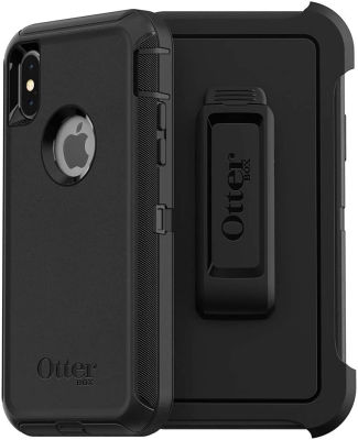 OTTERBOX DEFENDER SERIES SCREENLESS EDITION Case for iPhone Xs &amp; iPhone X - Retail Packaging - BLACK Case BLACK Standard Packaging