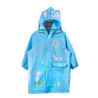 เด็ก Rainwear รูปแบบสัตว์การ์ตูนกันน้ำแบบพกพาเด็กเสื้อกันฝนแบบมีฮู๊ด Outwear สำหรับวันฝนตก