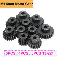 3/4/5PCS M1 5mm 13T 14T 15T 16T 17T 18T 19T 20T 21T 22T เหล็กโลหะ Pinion มอเตอร์เกียร์สำหรับ 1/8 RC Buggy รถมอเตอร์รถบรรทุกมอนสเตอร์-ioec53 shop