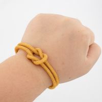 【lz】▩✤❅  Pulseira banhada a ouro 18k para mulheres bracelete de punho design de nó de cor Dubai africano oco acessórios de mão