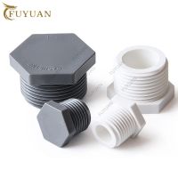 NPT 1/2 2 Inch PVC Male Thread End Plug Joint Connector Water Pipe Fitting Aquarium Garden Stop Irrigation Water Parts Adapter