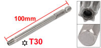 Uxcell 1/4 "Hex Shank T6 T7 T8 T9 T10 T15 T25 T30แม่เหล็ก Torx Security ข้อต่อไขควง100มม.สำหรับงานซ่อม