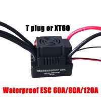 【SALE】 rrdpqb คุณภาพสูงกันน้ำ60A 80A 120A Brushless ESC มอเตอร์ควบคุมความเร็ว5.5V/3A BEC,เหมาะสำหรับ1/8 1/10 1:10 RC Cars