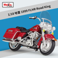 Maisto 1:18 Harley Road King 1999flhr Road King Simulation Alloy Motorcycle Model with Base