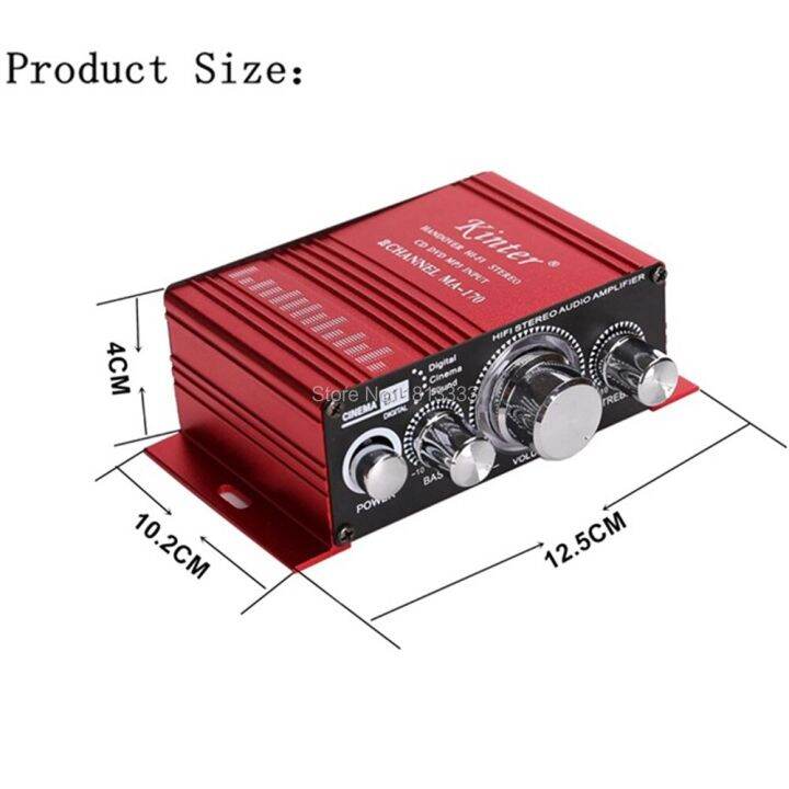 เครื่องขยายเสียงเครื่องเสียงสตอริโอวิดีโอเกม12v-อินพุต3a-ไฟฟ้า2ช่องไฟ-led-hi-fi-ขนาดเล็กสำหรับเครื่องหยอดเหรียญอาร์เคด-diy